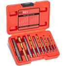 Conjunto de extrator de parafusos REBRA de 10 peças Cr-Mo e 6542 HSS Steel