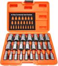 Conjunto de extrator de parafusos XEWEA Hex Head Multi-Spline 25 unidades