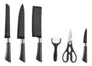 Conjunto de Faca de Carne Cutelo Legumes de Aço Carbono Descascador Cozinha Kit 6 Peças Churrasco Conjunto de Faca de Carne Cutelo Legumes de Aço Carbono Descascador Cozinha Kit 6 Peças Churrasco