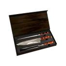 Conjunto De Faca De Churrasco Inox 3 Peças Chaira Steel Mor