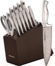 Conjunto de facas Astercook 15 peças com bloco de aço inoxidável alemão