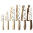 Conjunto de facas CAROTE 12PCS de revestimento cerâmico de aço inoxidável