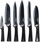 Conjunto de facas Cuisinart C55-12PMB 12 unidades de aço inoxidável preto