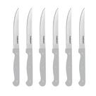 Conjunto de facas de bife Cuisinart C77TR-6PSKG com lâminas de aço, 6 peças, cinza Conjunto de facas de bife Cuisinart C77TR-6PSKG com lâminas de aço, 6 peças, cinza