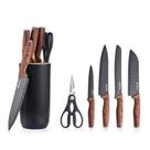 Conjunto de facas de cozinha GOODA de 6 peças com bloco de aço inoxidável Conjunto de facas de cozinha GOODA de 6 peças com bloco de aço inoxidável