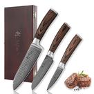 Conjunto de Facas de Cozinha Wakoli EDIB 3 Peças em Aço Damasco VG10