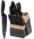 Conjunto de Facas Home Hero Kitchen - 16 Peças em Aço Inoxidável de Alto Carbono