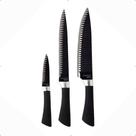 Conjunto De Facas Inox Tubaro Shark 3 Peças Fratelli