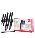 Conjunto De Facas Kit Com Suporte Acrílico 6 Peças Wincy