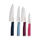 Conjunto de facas KitchenAid de 4 peças Chef com tampa de lâmina em aço japonês