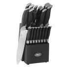 Conjunto de Facas Oster Lindbergh 22 Peças com Bloco Preto