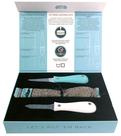 Conjunto de facas Oyster Shucker's Bundle Toadfish Oyster com tecido
