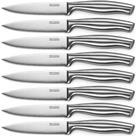 Conjunto de facas para bife D.Perlla Micro Serrilhado em Aço de Alto Carbono, 8 unidades Conjunto de facas para bife D.Perlla Micro Serrilhado em Aço de Alto Carbono, 8 unidades