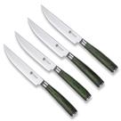 Conjunto de Facas para Bife HexClad Damascus - 4 Peças em Aço Inoxidável