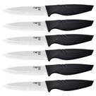 Conjunto de facas para bife Nano ID Ceramic Blade Black 6 peças