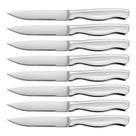 Conjunto de facas para bife SuperCook em aço inoxidável serrilhado, 8 peças Conjunto de facas para bife SuperCook em aço inoxidável serrilhado, 8 peças