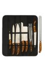 Conjunto De Facas Para Churrasco/cozinha Inox Com Maleta 9pcs