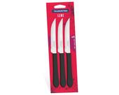 Conjunto de Facas para Churrasco Tramontina Leme Preto 3 Peças Conjunto de Facas para Churrasco Tramontina Leme Preto 3 Peças