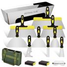 Conjunto de facas para drywall Airless SJG, kit de aço inoxidável de 14 unidades