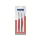 Conjunto de facas para sobremesa aço inox 3 pç.