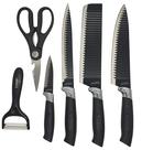 Conjunto De Facas Profissional Do Chef 6 Peças Special Bonus