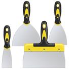 Conjunto de facas Putty Knife DeKeones, raspador de aço inoxidável, 4 unidades Conjunto de facas Putty Knife DeKeones, raspador de aço inoxidável, 4 unidades