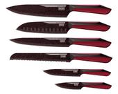 Conjunto De Facas Special Cut Red Ichef Polishop Shark Serie Cor Vermelho