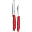 Conjunto de Facas Victorinox Swiss Classic 2 Peças Cabo Vermelho