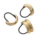 Conjunto De Faixas De Cabelo Em Liga De Ouro Com Design Elegante Vazado Para Mulheres - Presente