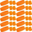 Conjunto de faixas de moletom Bememo Neon para crianças, pulseira de cabeça laranja