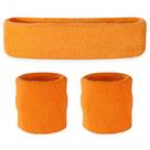 Conjunto de faixas de moletom Suddora Moisture Wicking, 2 pulseiras, 1 faixa de cabeça