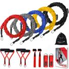 Conjunto de faixas de resistência Coolrunner Exercise Tubes 20lbs-40lbs