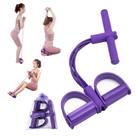 Conjunto de Faixas Elásticas de Resistência com 4 Tubos, Alças e Caneleiras