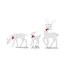 Conjunto De Família De Renas LED Branco Quente 3 Peças Decoração De Natal Iluminada Para Mesa Conjunto De Família De Renas LED Branco Quente 3 Peças Decoração De Natal Iluminada Para Mesa