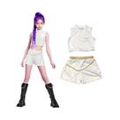 Conjunto De Fantasia De Guerreira K-Pop Rumi Para Meninas, Fantasia De Grupo Estelar Para Crianças,