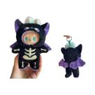 Conjunto De Fantasia De Halloween Com Crânio E Boneco Diabo Para Labubu Primeira, Segunda E Terceira