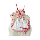 Conjunto De Fantasia Sexy De Enfermeira Para Mulheres, Lingerie Babydoll, Roupa Íntima Sedutora,