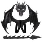 Conjunto de fantasias Alodidae Dragon Devil Wings Demon Tail Dino Mask Conjunto de fantasias Alodidae Dragon Devil Wings Demon Tail Dino Mask