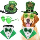 Conjunto de fantasias do Dia de São Patrício para cães PetPhindu, 3 unidades