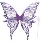 Conjunto de fantasias Fairy Wings Loieryk Butterfly para mulheres adultas