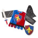 Conjunto de fantasias Melissa e Doug Knight Role Play, 4 peças Conjunto de fantasias Melissa e Doug Knight Role Play, 4 peças