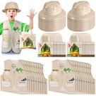 Conjunto de fantasias Newcotte Kids Explorer com colete, chapéu e sacola x24