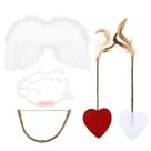 Conjunto de fantasias para bebês LUOZZY Cupid Bow Arrow Wing