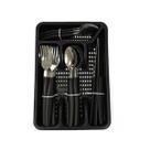Conjunto De Faqueiro Em Aço Inox C/ Cabo Plástico Luxo Premium Colorido Mesa Posta Conjunto De Faqueiro Em Aço Inox C/ Cabo Plástico Luxo Premium Colorido Mesa Posta