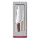 Conjunto de Fatiar Victorinox Swiss Modern - Garfo e Faca - Marron e Bege - 6.9096.21G Conjunto de Fatiar Victorinox Swiss Modern - Garfo e Faca - Marron e Bege - 6.9096.21G