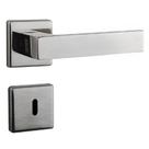 Conjunto de Fechadura 456 em Inox Interna ST1 40 Roseta 323 de Inox Lixado - 18102040-0 - LA Fonte