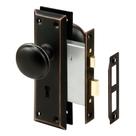 Conjunto de fechaduras com chave de encaixe Prime-Line E 2495 Classic Bronze