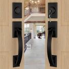 Conjunto de fechaduras de porta Goldenwarm Oil Rubbed Bronze com alça fictícia Conjunto de fechaduras de porta Goldenwarm Oil Rubbed Bronze com alça fictícia