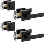Conjunto de fechaduras de porta HIDALIFE Keyed Alike Heavy Duty, pacote com 2 Conjunto de fechaduras de porta HIDALIFE Keyed Alike Heavy Duty, pacote com 2