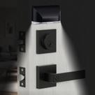 Conjunto de fechaduras para porta frontal HIDALIFE Keyed Alike Matte Black Conjunto de fechaduras para porta frontal HIDALIFE Keyed Alike Matte Black